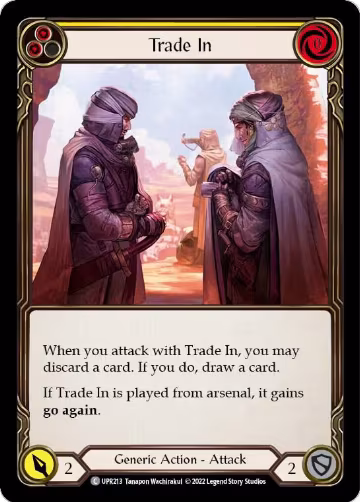 Trade In (Yellow) (UPR213), Uprising — Flesh & Blood card price