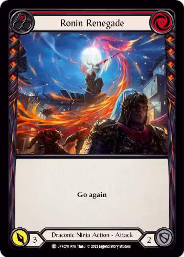 Ronin Renegade (Red) (UPR078), Uprising — Flesh & Blood card price
