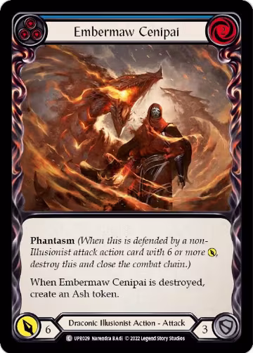 Embermaw Cenipai (Blue) (UPR029), Uprising — Flesh & Blood card price