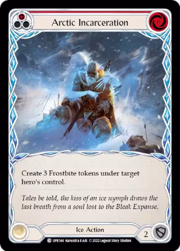 Arctic Incarceration (Red) (UPR144), Uprising — Flesh & Blood card price