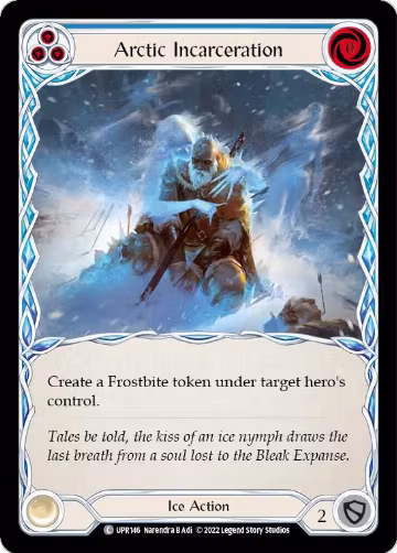 Arctic Incarceration (Blue) (UPR146), Uprising — Flesh & Blood card price