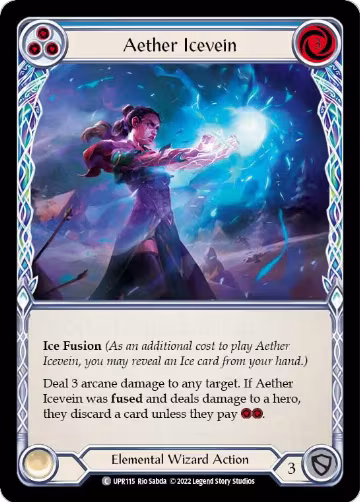 Aether Icevein (Blue) (UPR115), Uprising — Flesh & Blood card price