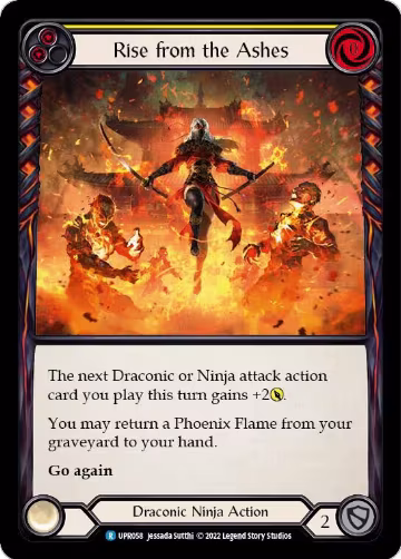 Rise from the Ashes (Yellow) (UPR058), Uprising — Flesh & Blood card price
