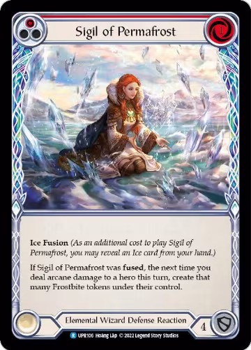 Sigil of Permafrost (Red) (UPR106), Uprising — Flesh & Blood card price