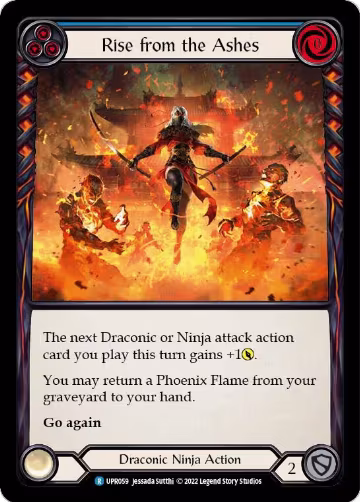 Rise from the Ashes (Blue) (UPR059), Uprising — Flesh & Blood card price