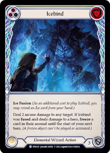 Icebind (Yellow) (UPR120), Uprising — Flesh & Blood card price