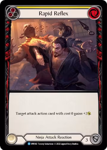 Rapid Reflex (Yellow) (UPR163), Uprising — Flesh & Blood card price