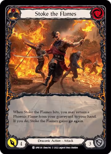 Stoke the Flames (Extended Art) (UPR100), Uprising — Flesh & Blood card price