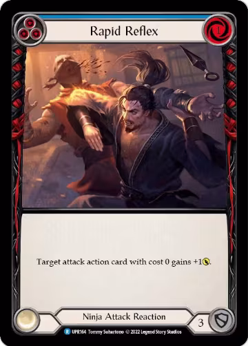 Rapid Reflex (Blue) (UPR164), Uprising — Flesh & Blood card price