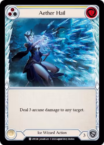 Aether Hail (Yellow) (UPR128), Uprising — Flesh & Blood card price
