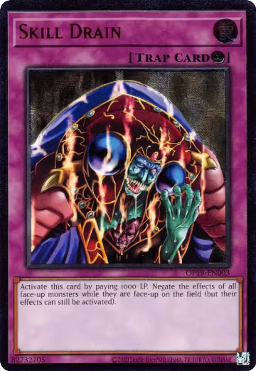 Skill Drain (UTR) (OP19-EN003), OTS Tournament Pack 19 — Yu-Gi-Oh! card price