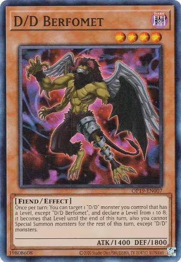 D/D Berfomet (OP19-EN007), OTS Tournament Pack 19 — Yu-Gi-Oh! card price