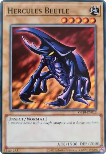 Hercules Beetle (OP19-EN012), OTS Tournament Pack 19 — Yu-Gi-Oh! card price