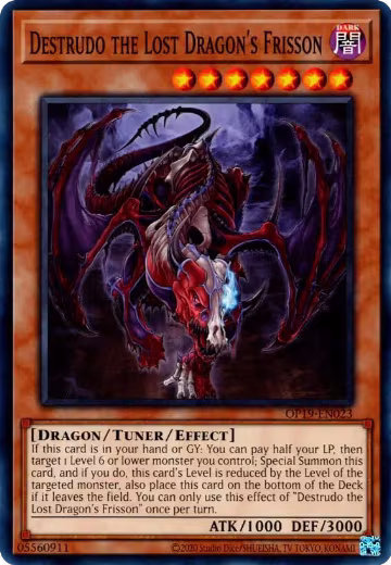 Destrudo the Lost Dragon's Frisson (OP19-EN023), OTS Tournament Pack 19 — Yu-Gi-Oh! card price