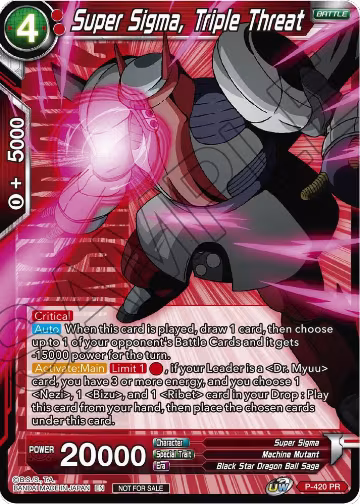 Super Sigma, Triple Threat (Championship Pack 2022 Vol.2) (P-420), Promotion Cards — DB Super card price