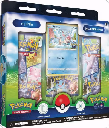 Pokemon GO Pin Collection [Squirtle], Pokemon GO — Pokémon sealed product price