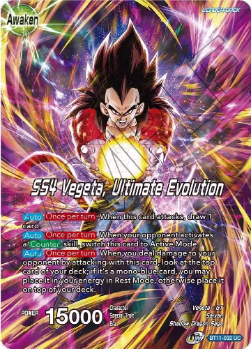 Vegeta // SS4 Vegeta, Ultimate Evolution (BT11-032), Theme Selection: History of Vegeta — DB Super card price