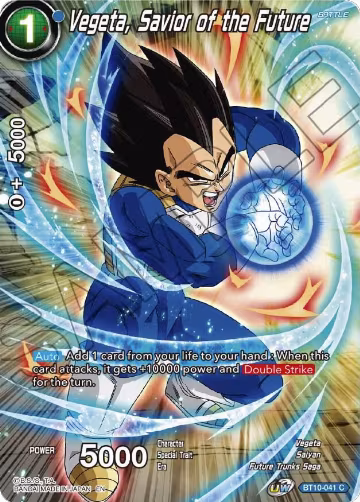 Vegeta, Savior of the Future (BT10-041), Theme Selection: History of Vegeta — DB Super card price