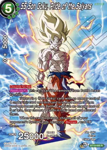 SS Son Goku, Pride of the Saiyans (BT10-065) — card price