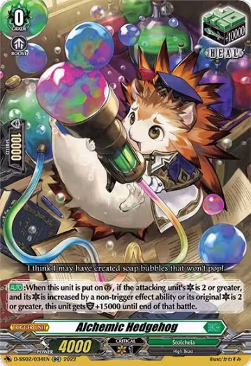 Alchemic Hedgehog (D-SS02/034EN), D-SS02: Festival Collection 2022 — Vanguard card price