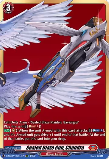 Sealed Blaze Gun, Chandra (BSR) (D-SS02/BSR04EN), D-SS02: Festival Collection 2022 — Vanguard card price