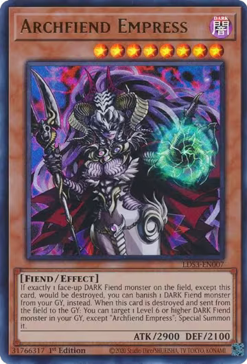 Archfiend Empress (LDS3-EN007), Legendary Duelists: Season 3 — Yu-Gi-Oh! card price