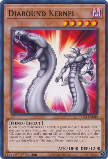Diabound Kernel (LDS3-EN008), Legendary Duelists: Season 3 — Yu-Gi-Oh! card price