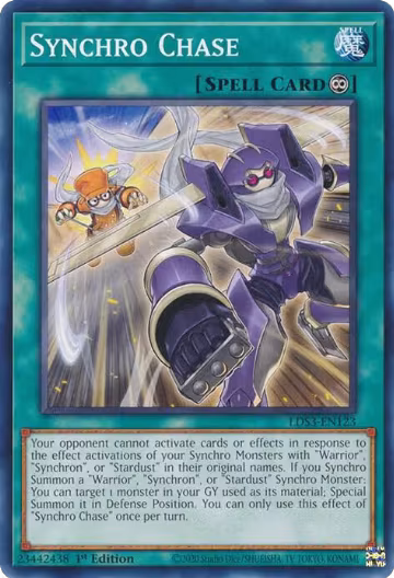 Synchro Chase (LDS3-EN123), Legendary Duelists: Season 3 — Yu-Gi-Oh! card price