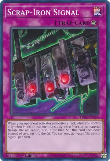 Scrap-Iron Signal (LDS3-EN124), Legendary Duelists: Season 3 — Yu-Gi-Oh! card price
