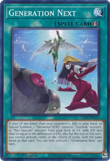 Generation Next (LDS3-EN113), Legendary Duelists: Season 3 — Yu-Gi-Oh! card price