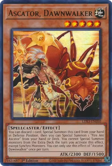 Ascator, Dawnwalker (LDS3-EN050), Legendary Duelists: Season 3 — Yu-Gi-Oh! card price