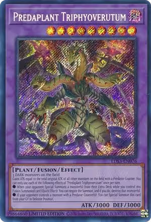 Predaplant Triphyoverutum (LDS3-EN076), Legendary Duelists: Season 3 — Yu-Gi-Oh! card price