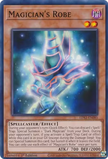 Magician's Robe (LDS3-EN085), Legendary Duelists: Season 3 — Yu-Gi-Oh! card price