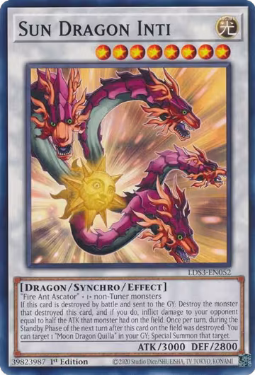 Sun Dragon Inti (LDS3-EN052), Legendary Duelists: Season 3 — Yu-Gi-Oh! card price