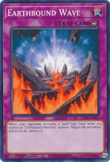 Earthbound Wave (LDS3-EN057), Legendary Duelists: Season 3 — Yu-Gi-Oh! card price