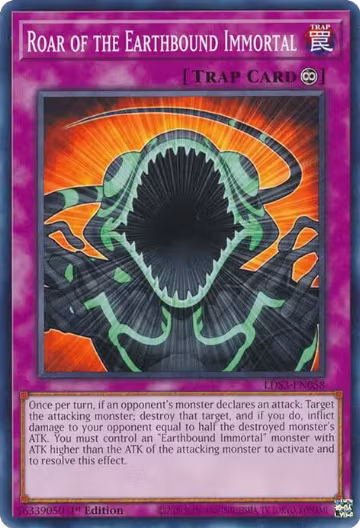 Roar of the Earthbound Immortal (LDS3-EN058), Legendary Duelists: Season 3 — Yu-Gi-Oh! card price