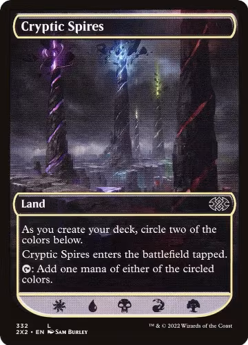Cryptic Spires (332), Double Masters 2022 — Magic card price