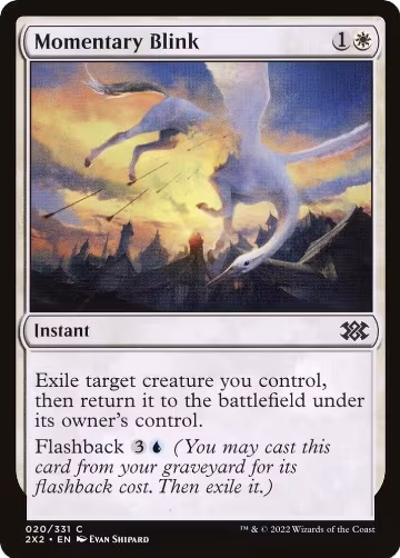 Momentary Blink (20), Double Masters 2022 — Magic card price