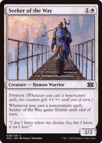 Seeker of the Way (28), Double Masters 2022 — Magic card price