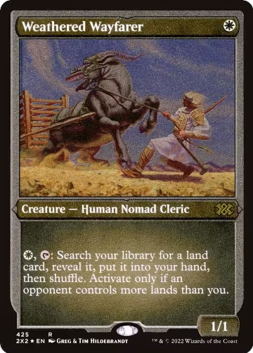 Weathered Wayfarer (Foil Etched) (425), Double Masters 2022 — Magic card price