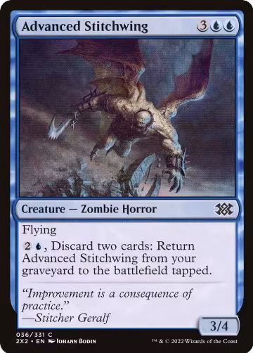Advanced Stitchwing (36), Double Masters 2022 — Magic card price