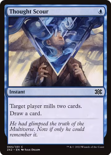 Thought Scour (65), Double Masters 2022 — Magic card price