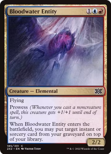 Bloodwater Entity (185), Double Masters 2022 — Magic card price