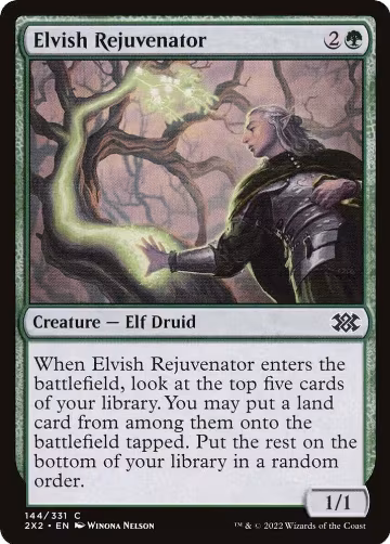 Elvish Rejuvenator (144), Double Masters 2022 — Magic card price