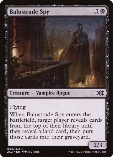 Balustrade Spy (68), Double Masters 2022 — Magic card price