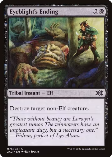 Eyeblight's Ending (75), Double Masters 2022 — Magic card price