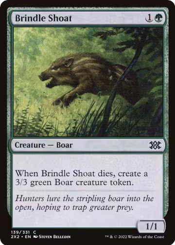 Brindle Shoat (139), Double Masters 2022 — Magic card price