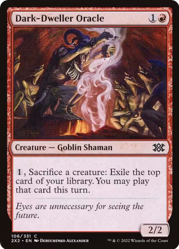 Dark-Dweller Oracle (106), Double Masters 2022 — Magic card price