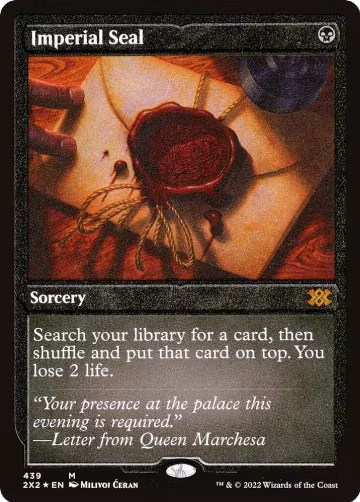 Imperial Seal (Foil Etched) (439) — card price