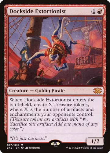 Dockside Extortionist (107), Double Masters 2022 — Magic card price